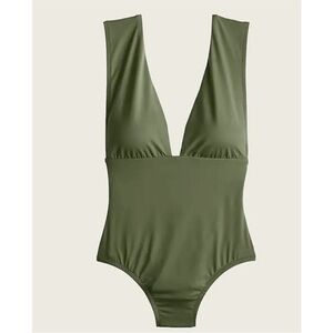 J. Crew deep plunge one piece sz 10